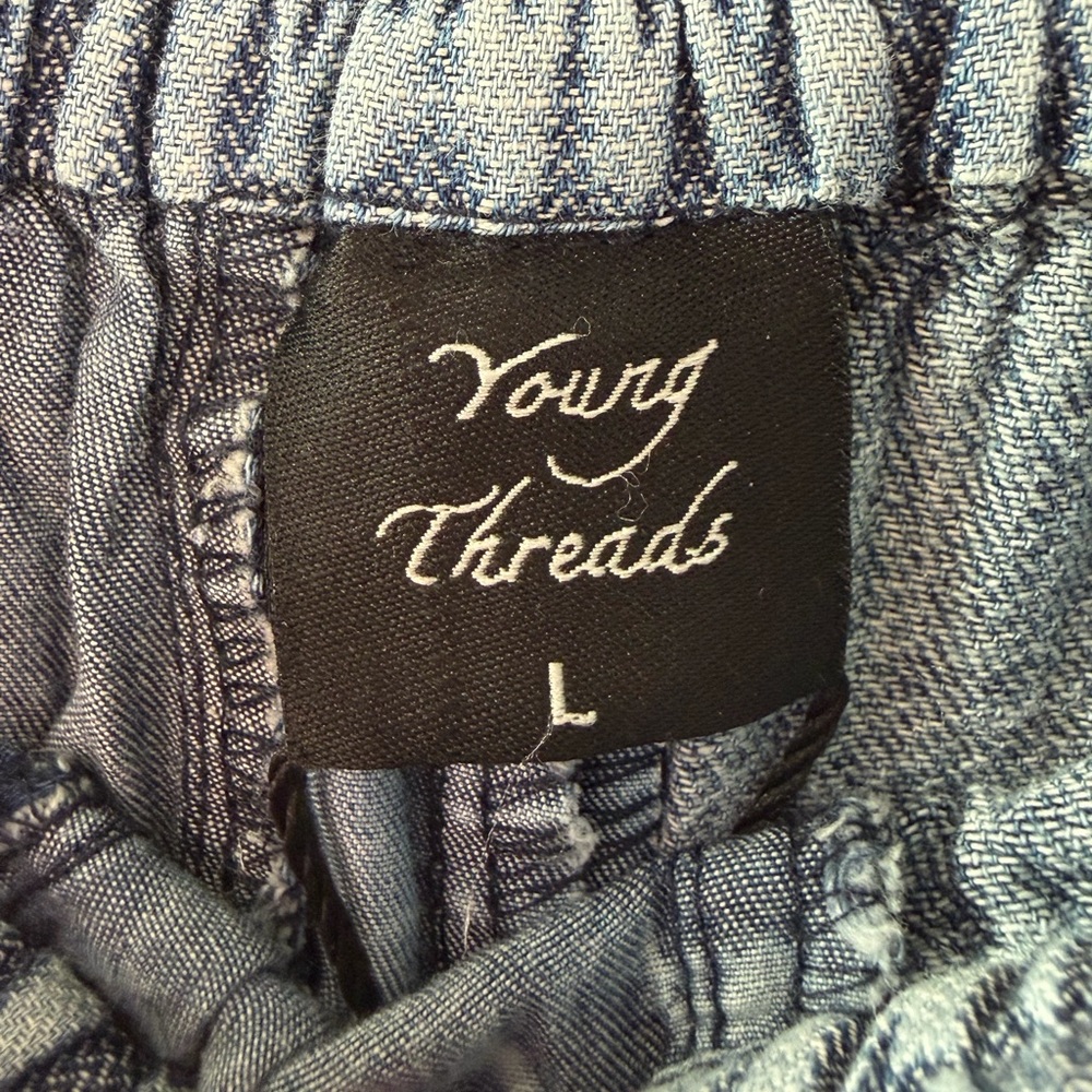 Young Threads Bohemian Patchwork Palazzo Wide-Leg… - image 10